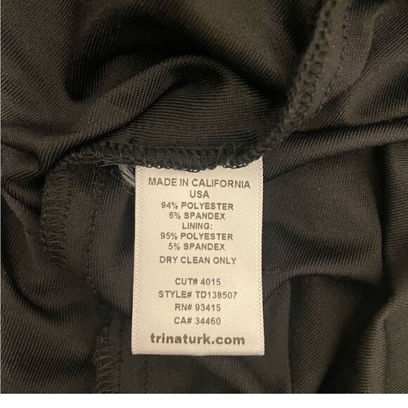 Trina Turk Zebra Print long Sleeve Dress - Picture 6 of 6